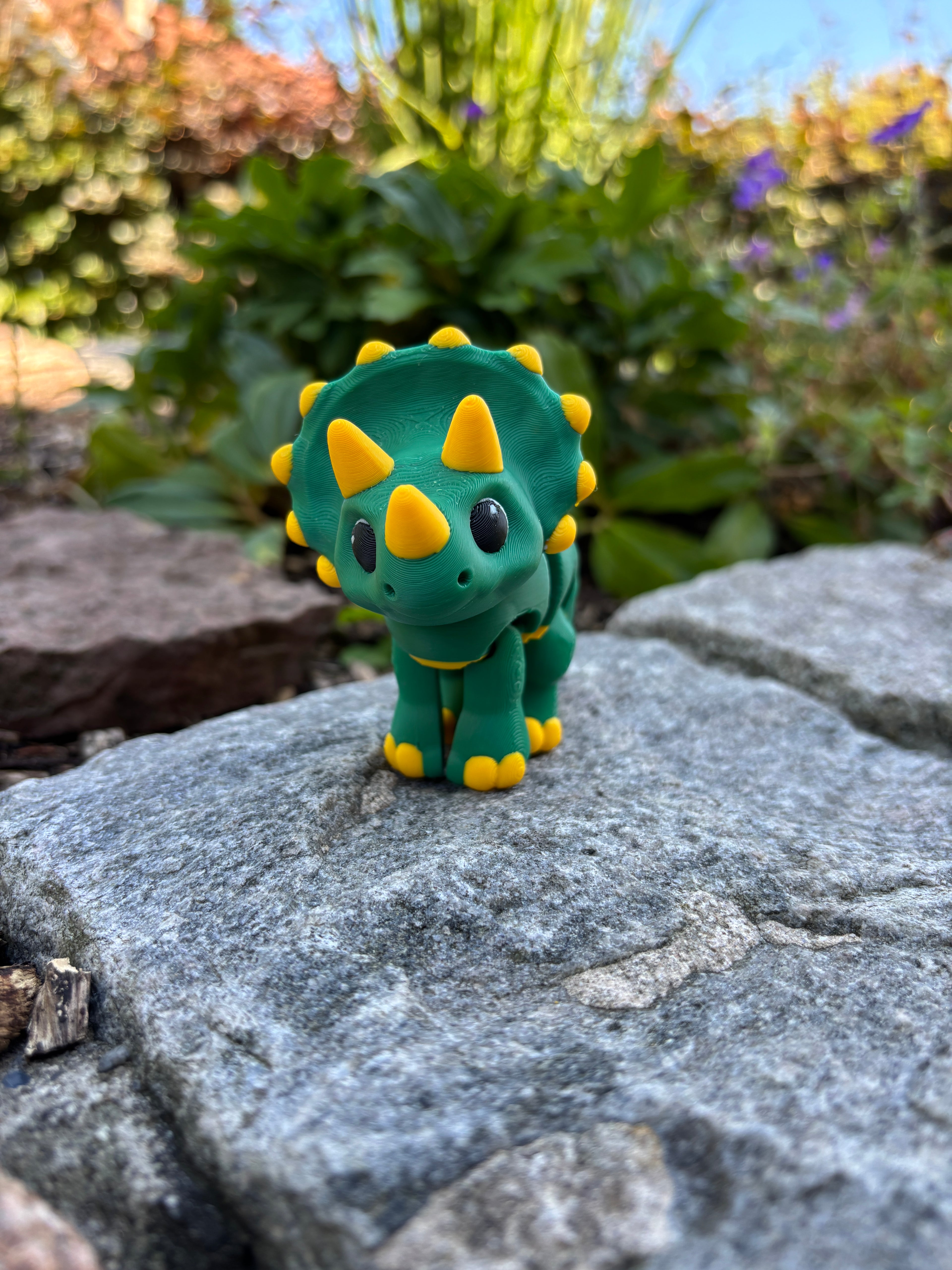 Fnise-Toppens Triceratops-Trio fra Fniseknogle-Dalen